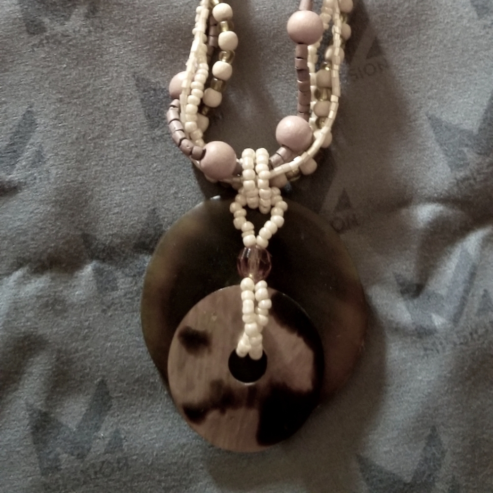 Hand made beads Necklace multi color's